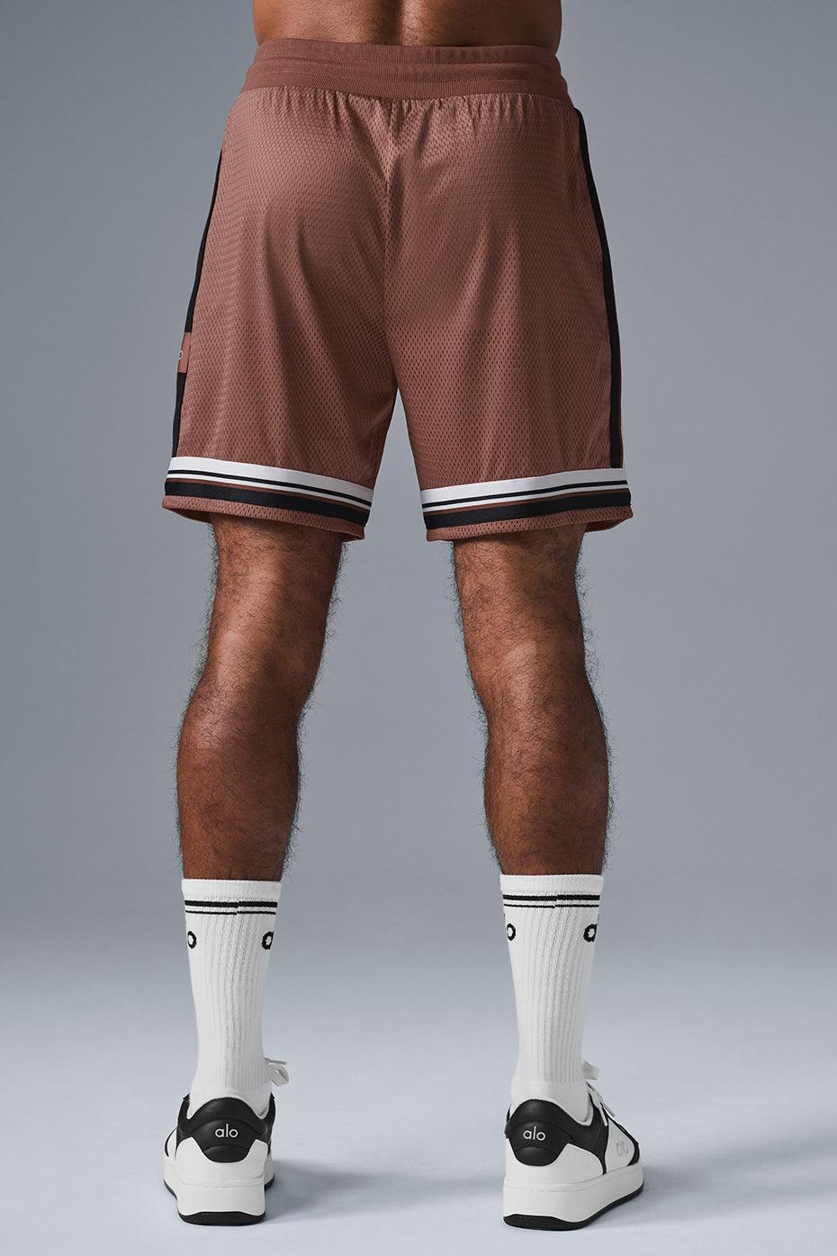 7" Key Mesh Basketball Short - Chestnut Male Product Image