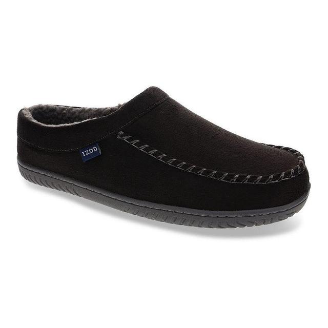 IZOD Mens Knit Clog Slippers Product Image