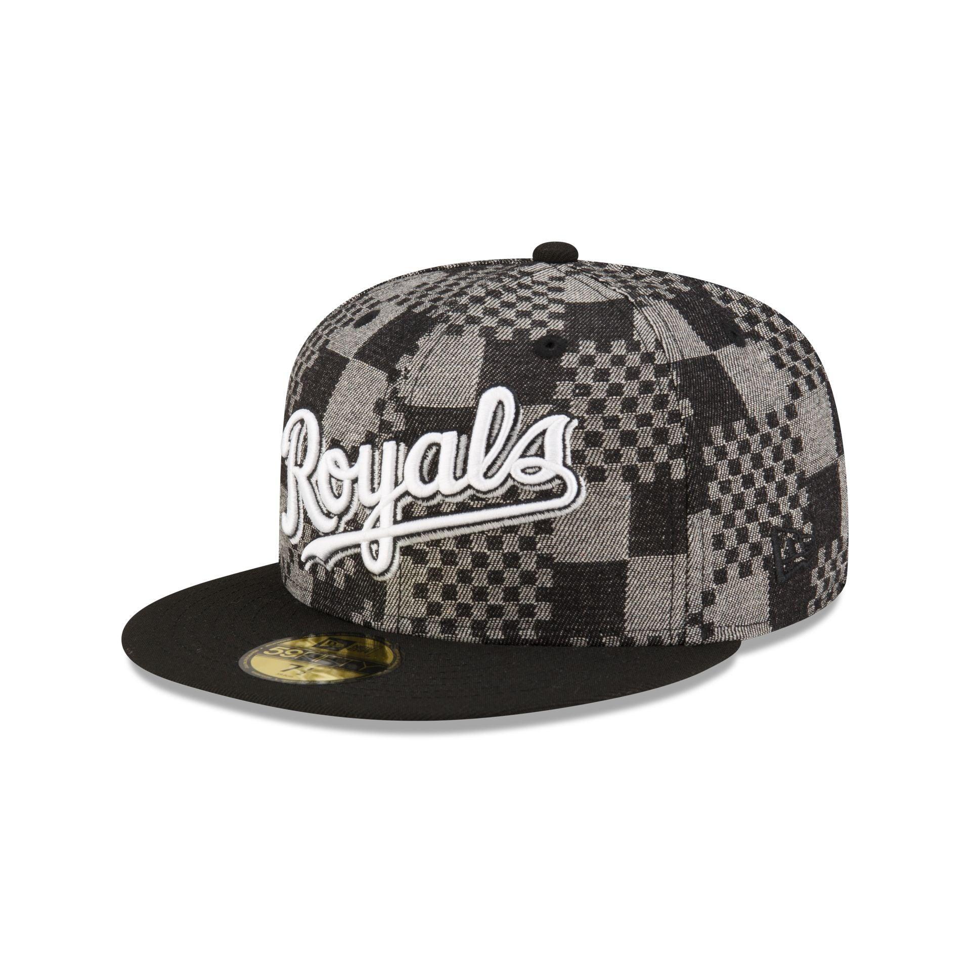 Kansas City Royals Pattern Denim 59FIFTY Fitted Hat Male Product Image