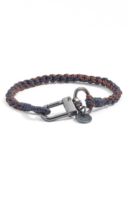 Caputo & Co. Mens Braided Two-Tone Bracelet Product Image