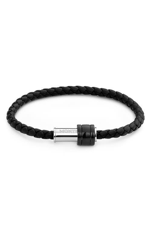 Montblanc Braided Leather Bracelet Product Image