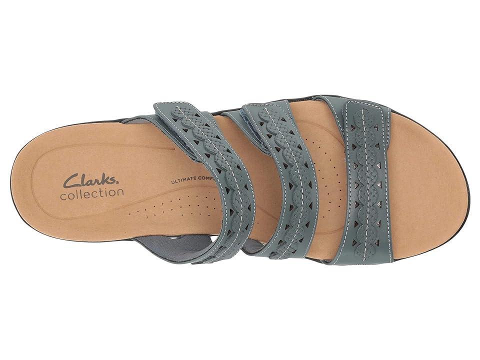 Clarks Laurieann Cove (Blue Grey Leather) Women's Shoes Product Image