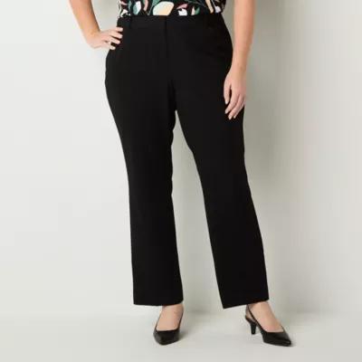 Liz Claiborne Audra Curvy Fit Straight Trouser Product Image