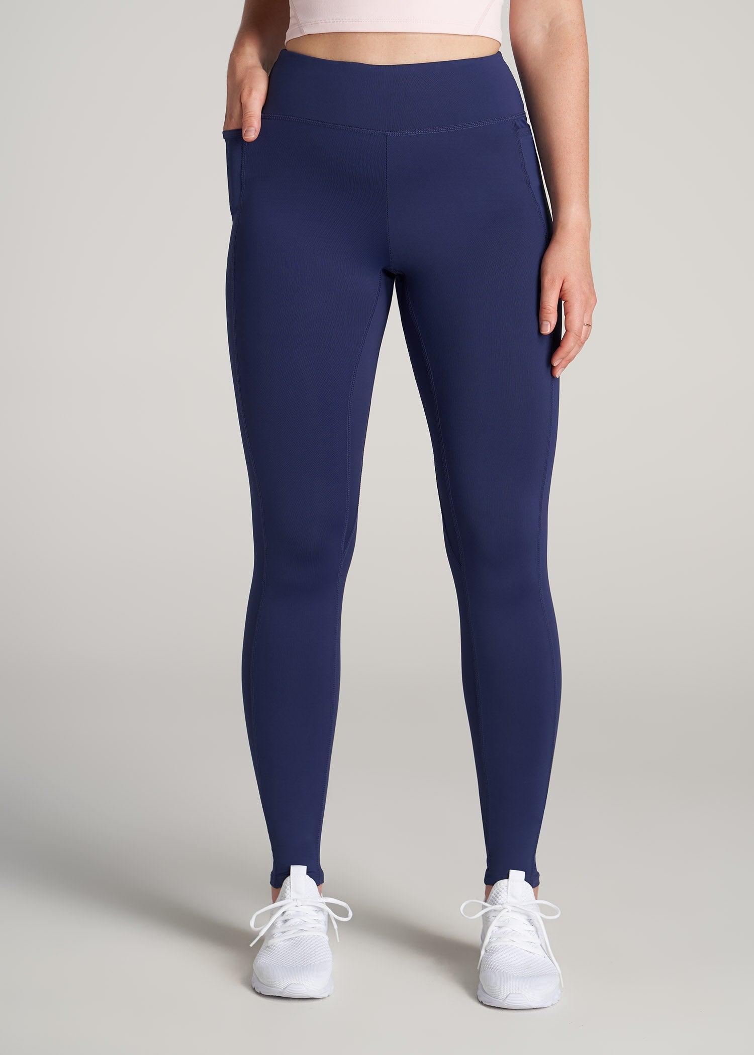 Bella Outer-Pocket Tall Women's Legging in Midnight Blue Female Product Image