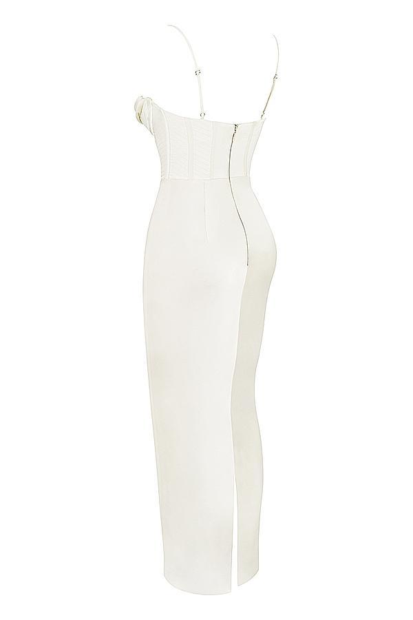 Charmaine Ivory Corset Maxi Dress Product Image