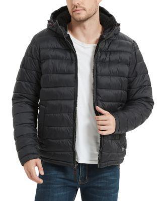 Hawke & Co. Mens Sherpa Lined Hooded Puffer Jacket Product Image