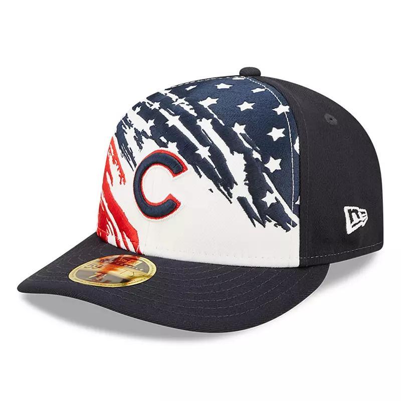 Mens New Era Chicago Cubs 2022 4th of July Low Profile 59FIFTY Fitted Hat Blue Product Image