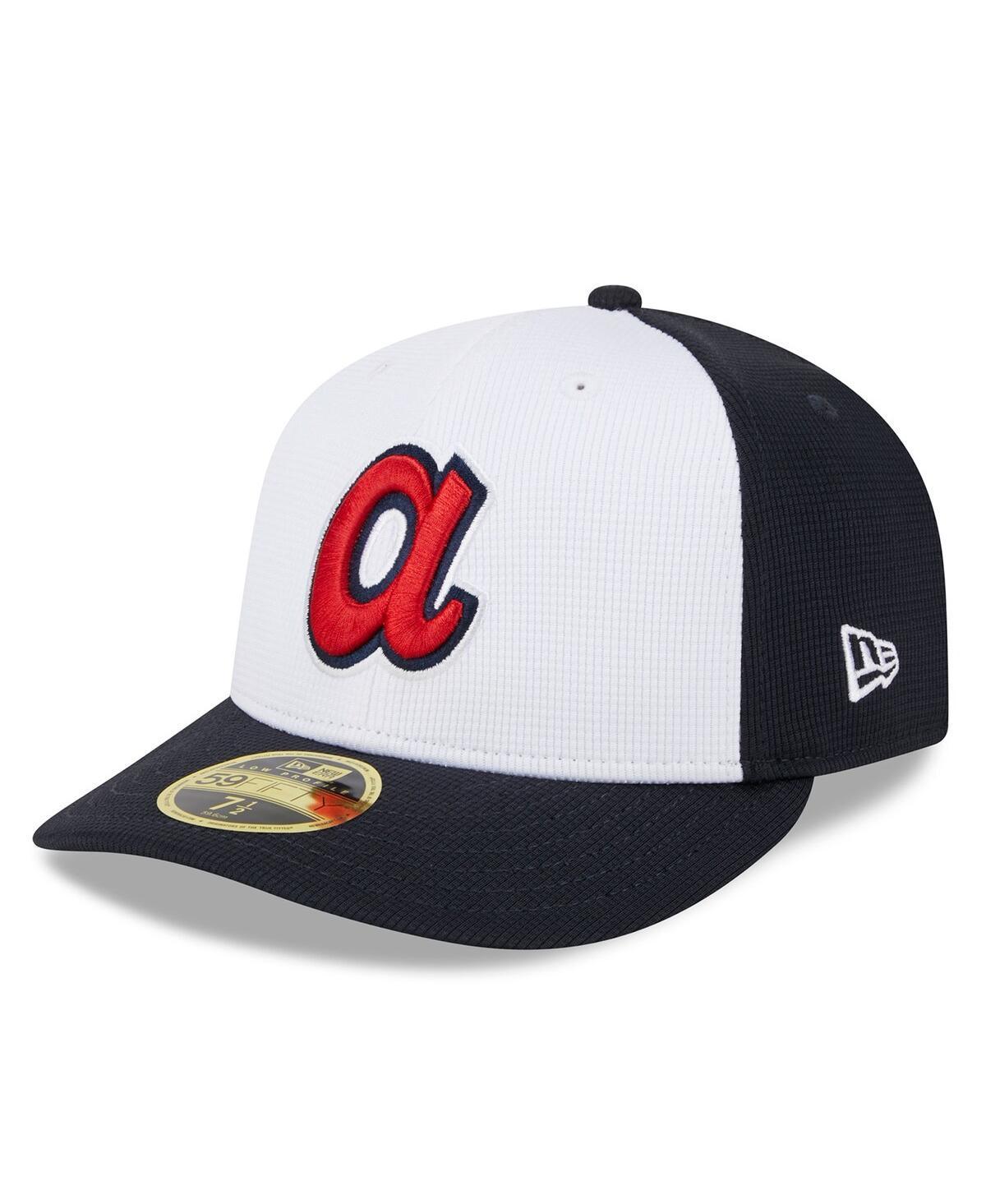 Mens New Era White Atlanta Braves 2024 Batting Practice Low Profile 59FIFTY Fitted Hat Product Image