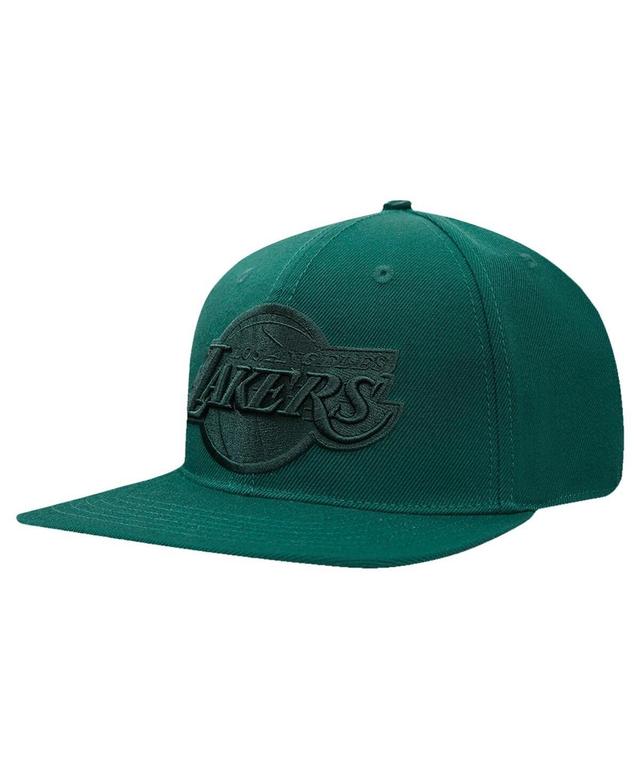 Pro Standard Mens Forest Green Los Angeles Lakers Tonal Logo Snapback Hat Product Image