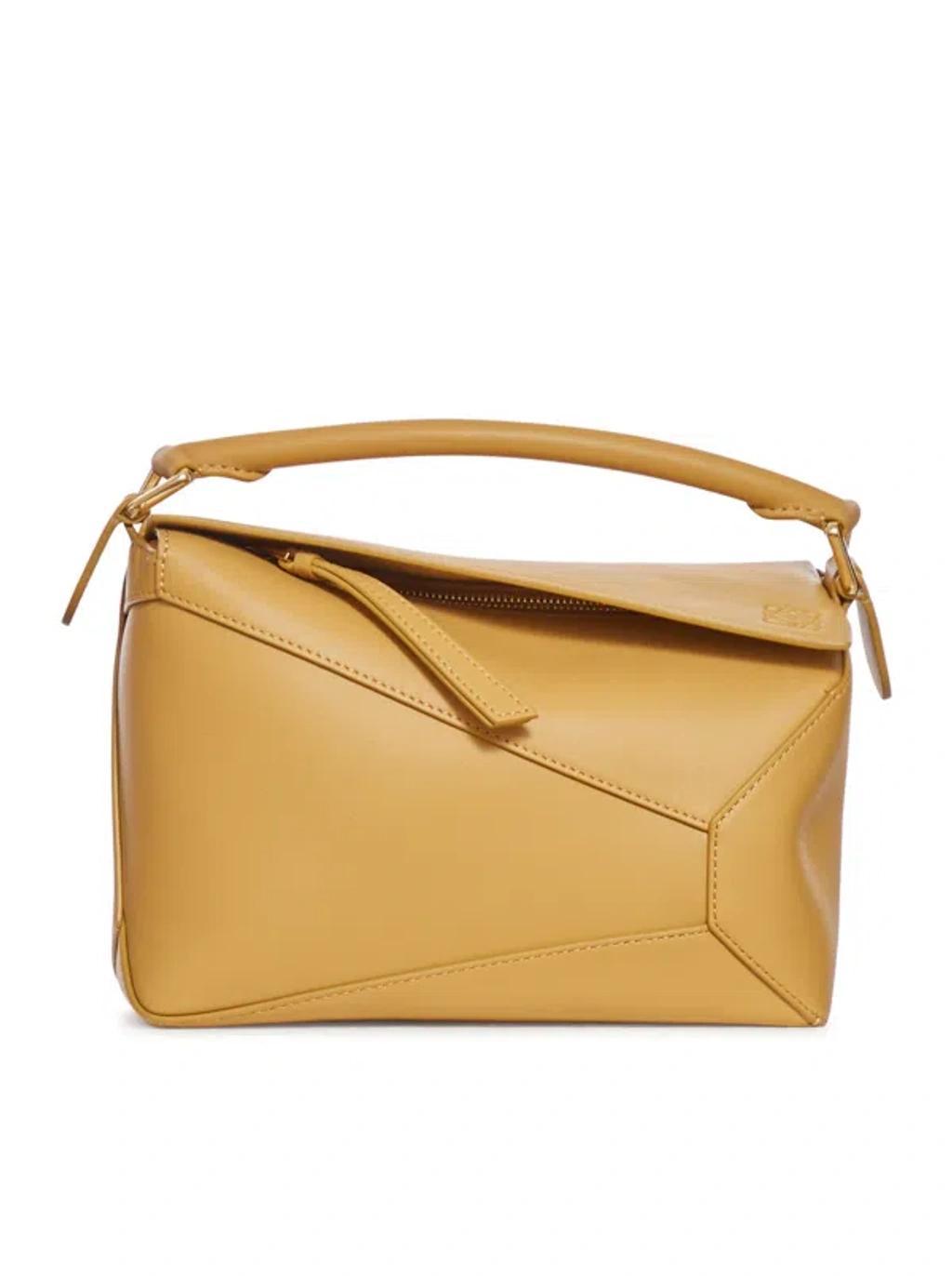 LOEWE Mini Puzzle Bag In Nude & Neutrals Product Image