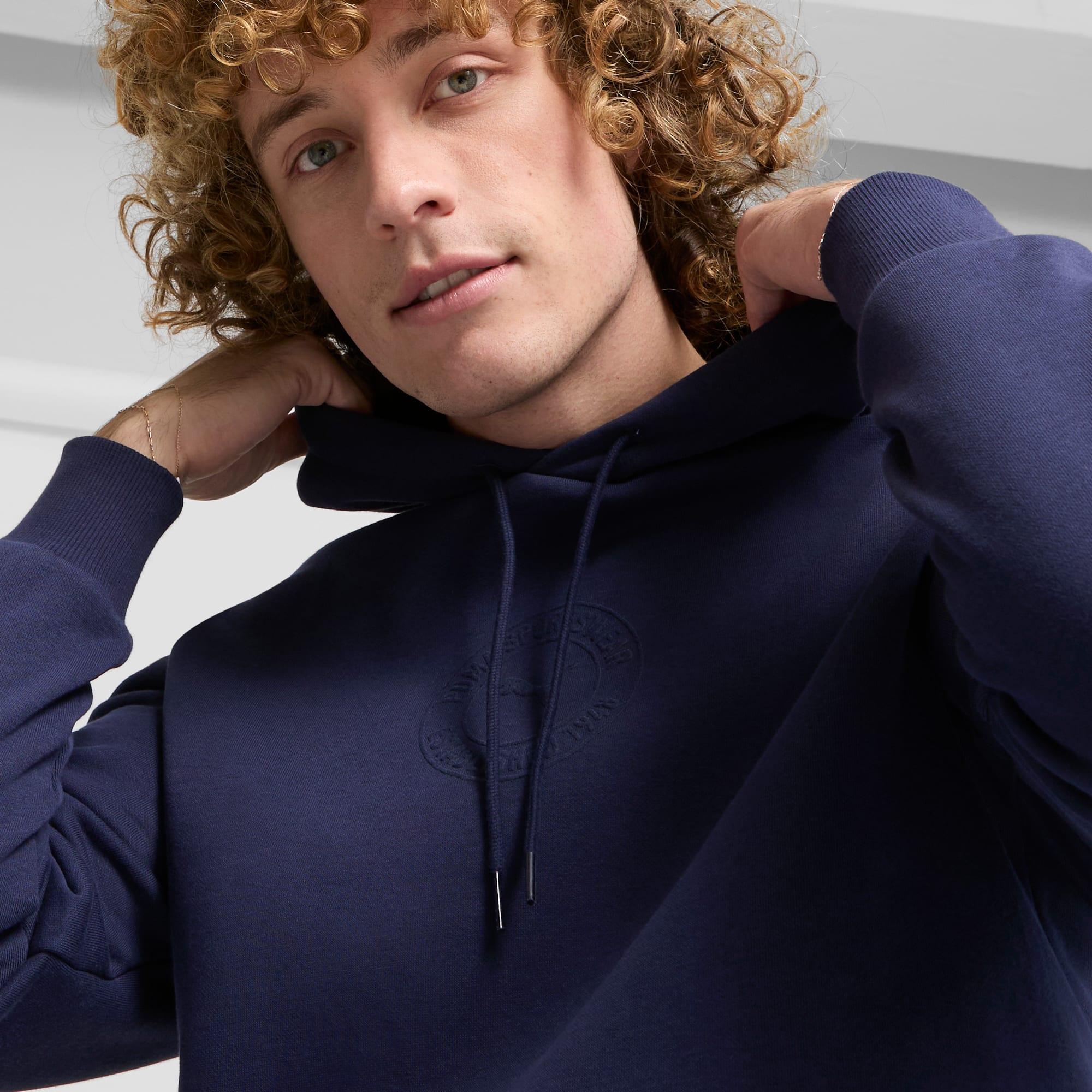 Tonal Logo Men's Hoodie Product Image