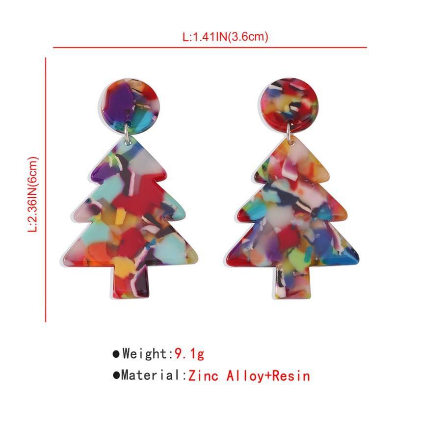 Christmas Tree Drop Earring Product Image