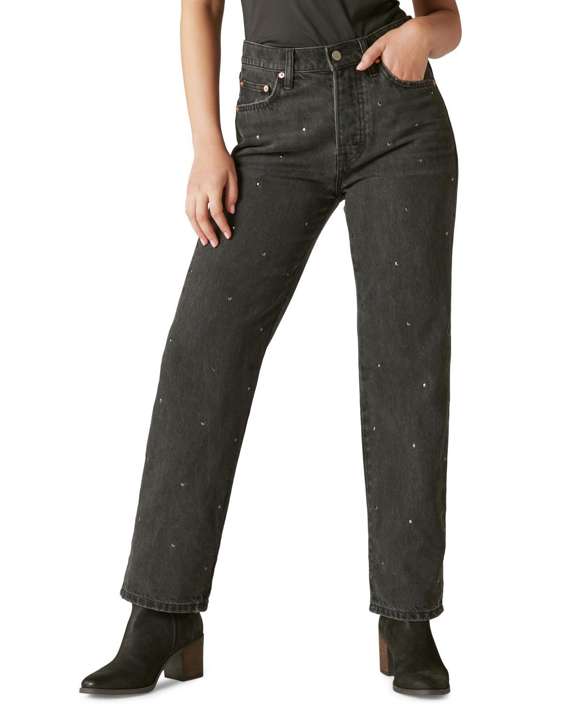 Lucky Brand Womens Lucky Legend High-Rise 90s Loose-Fit Jeans Product Image