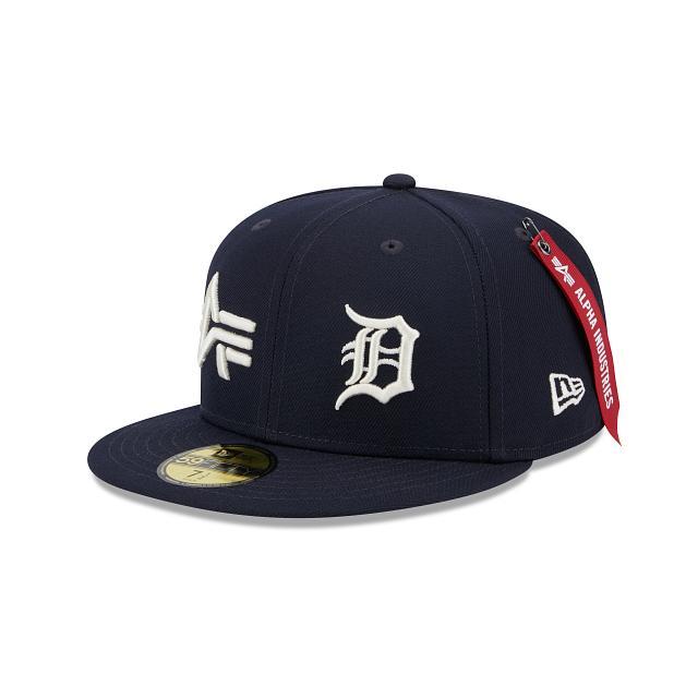 Alpha Industries X Detroit Tigers Dual Logo 59FIFTY Fitted Hat Male Product Image