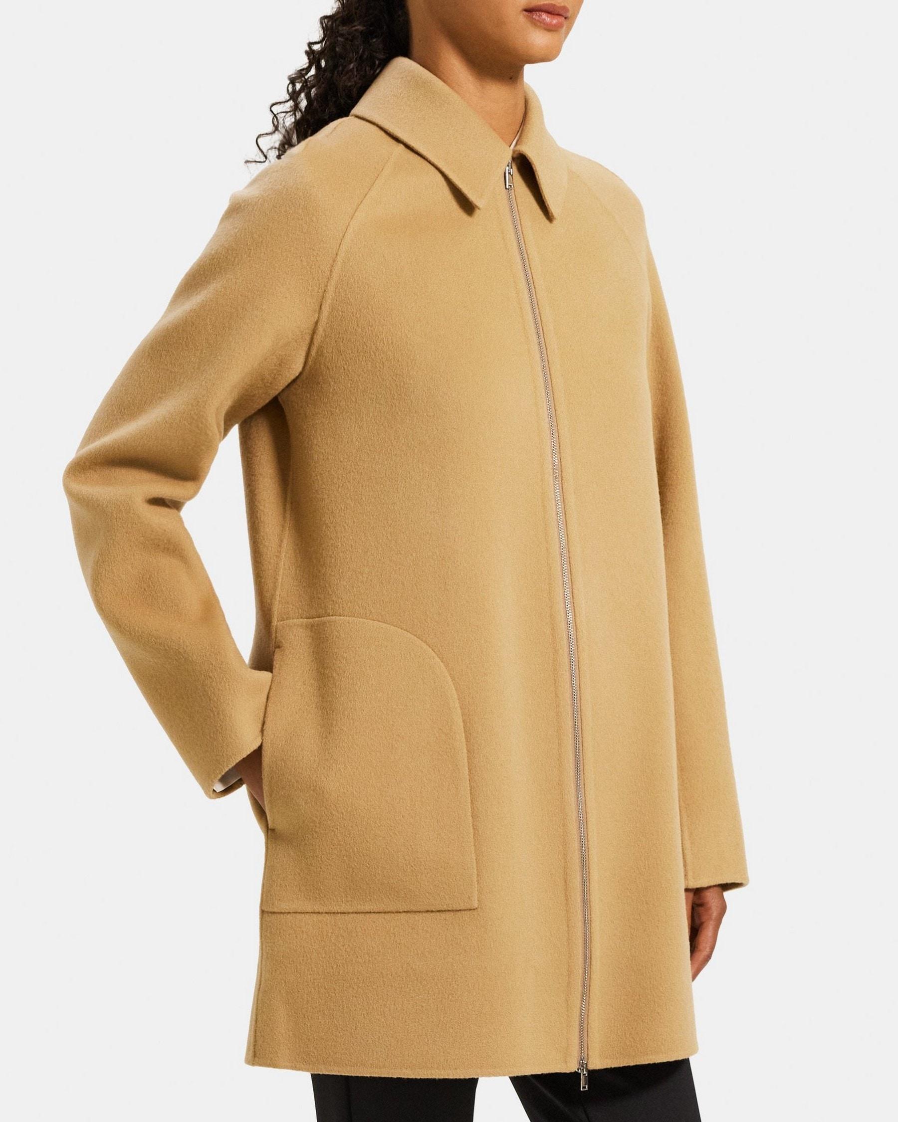 Relaxed Coat in Double-Face Wool-Cashmere Product Image