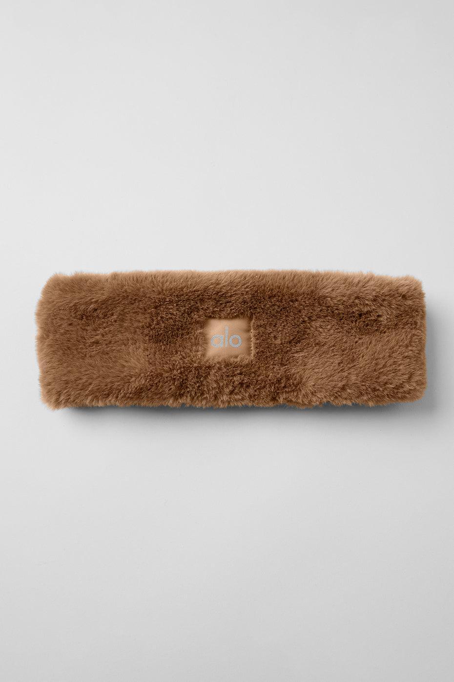 Faux Fur Ear Warmers - Toasted Almond Product Image