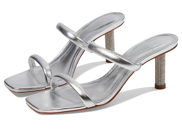 Schutz Taliah Pin Heel (Prata) Women's Sandals Product Image