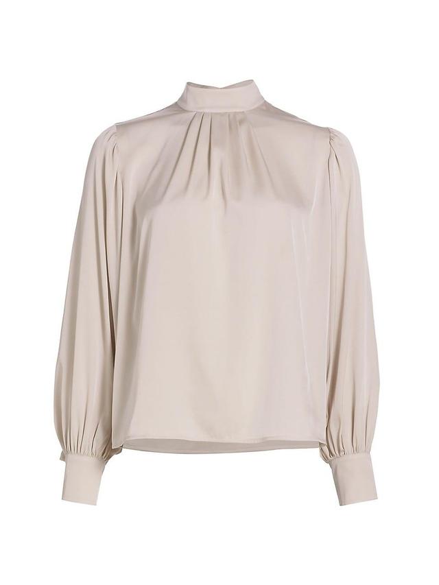 Womens The Tiffany Stretch Silk Blouse Product Image