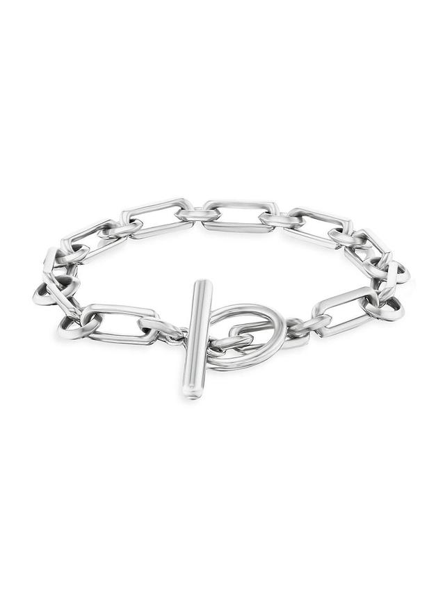 Womens Soho Sterling Silver Oval-Link Chain Bracelet Product Image