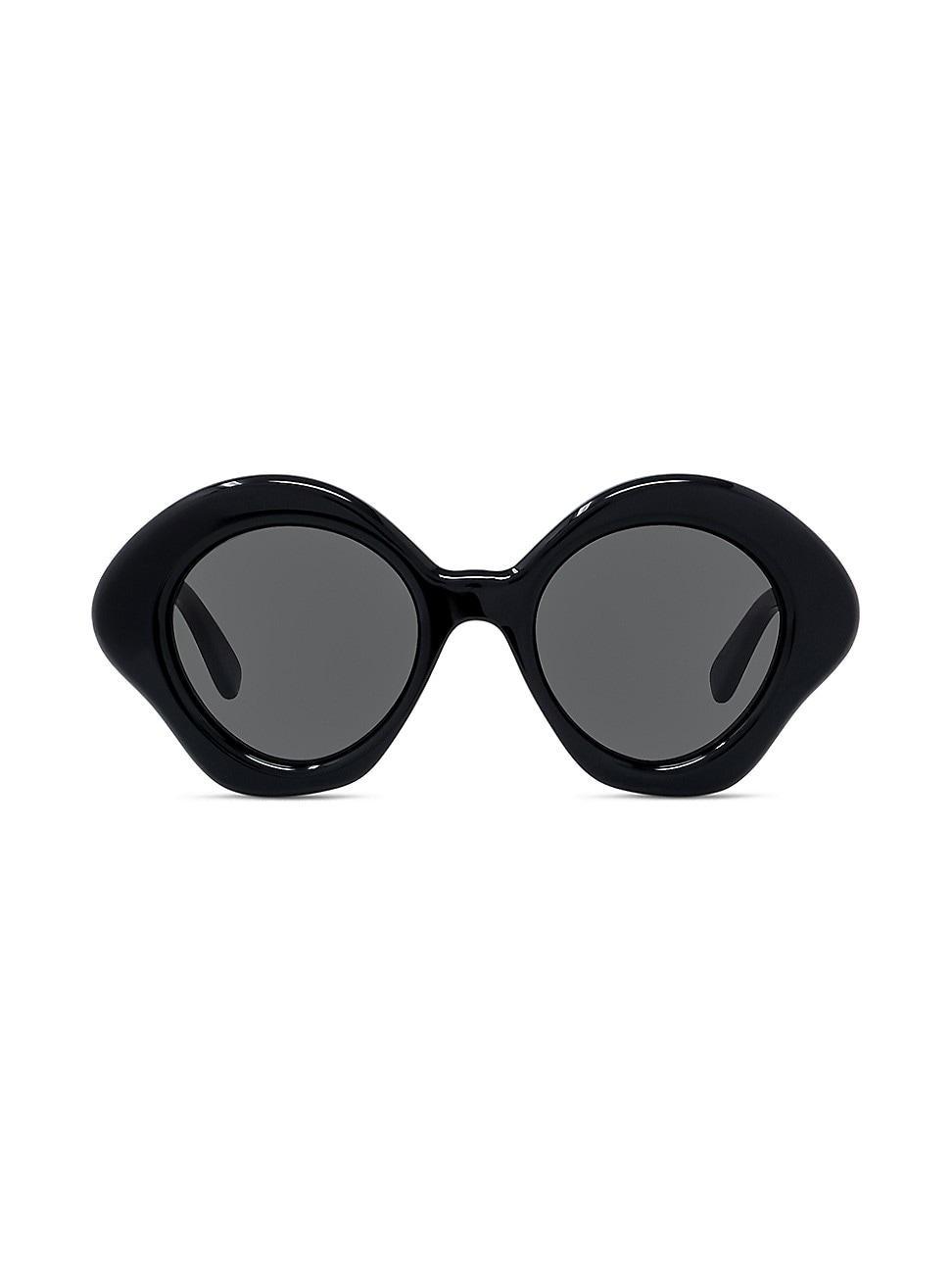 Womens Curvy Geometric Sunglasses Product Image