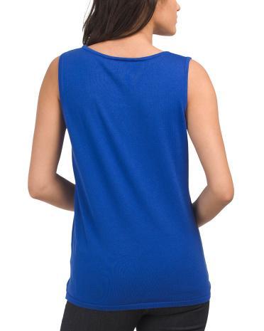 Pima Cotton Blend Tank Top for Women Product Image