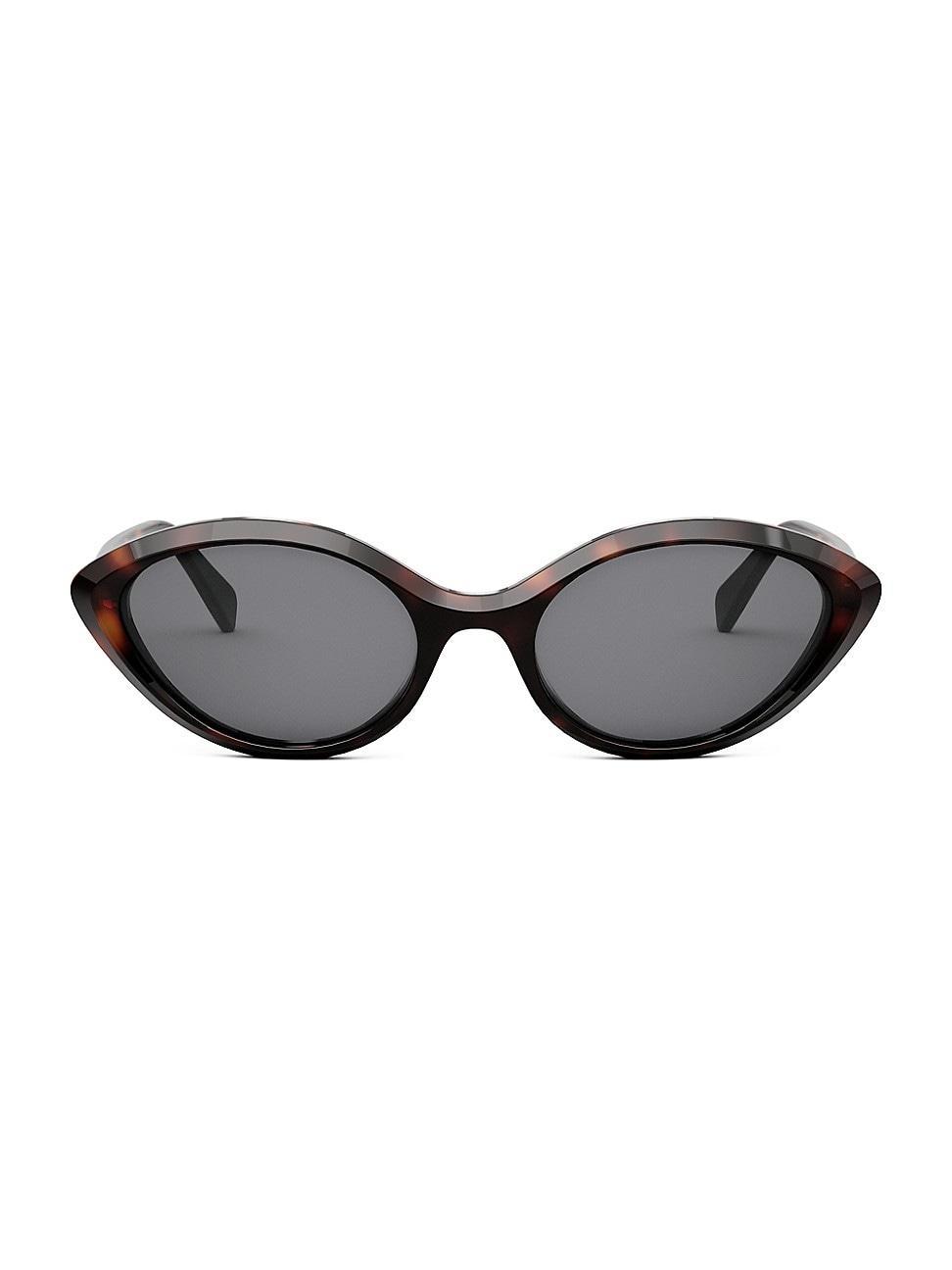 Womens Thin 57MM Cat-Eye Sunglasses Product Image