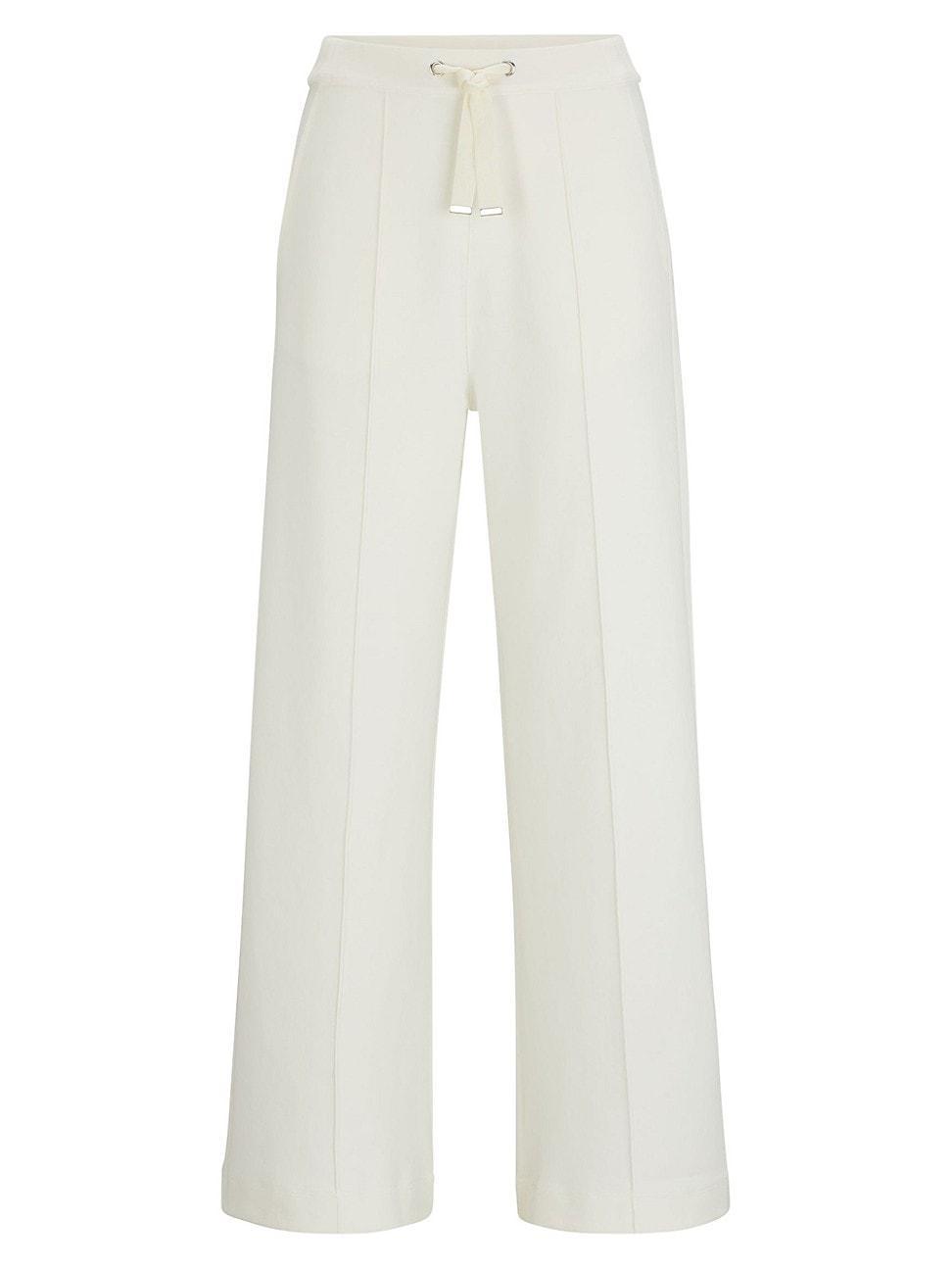 Womens Drawstring Trousers with Tape Trims product image