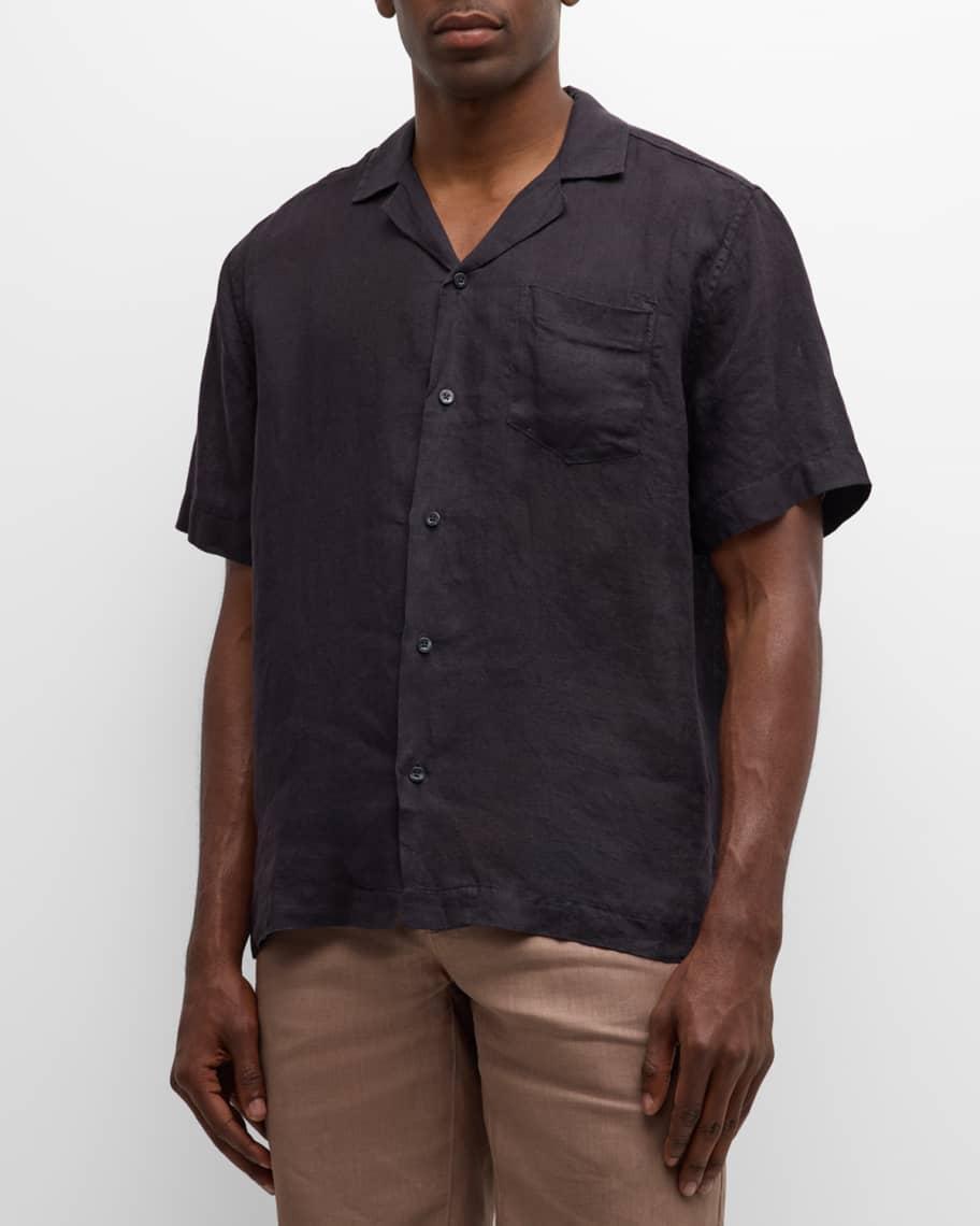 Men's Angelo Linen Camp Shirt Product Image