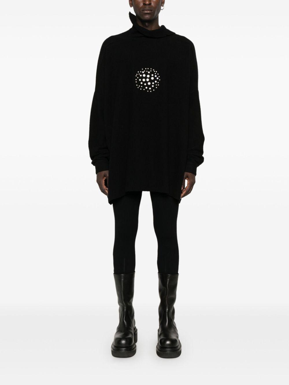 RICK OWENS Jumbo Orb Sweatshirt In Black Product Image