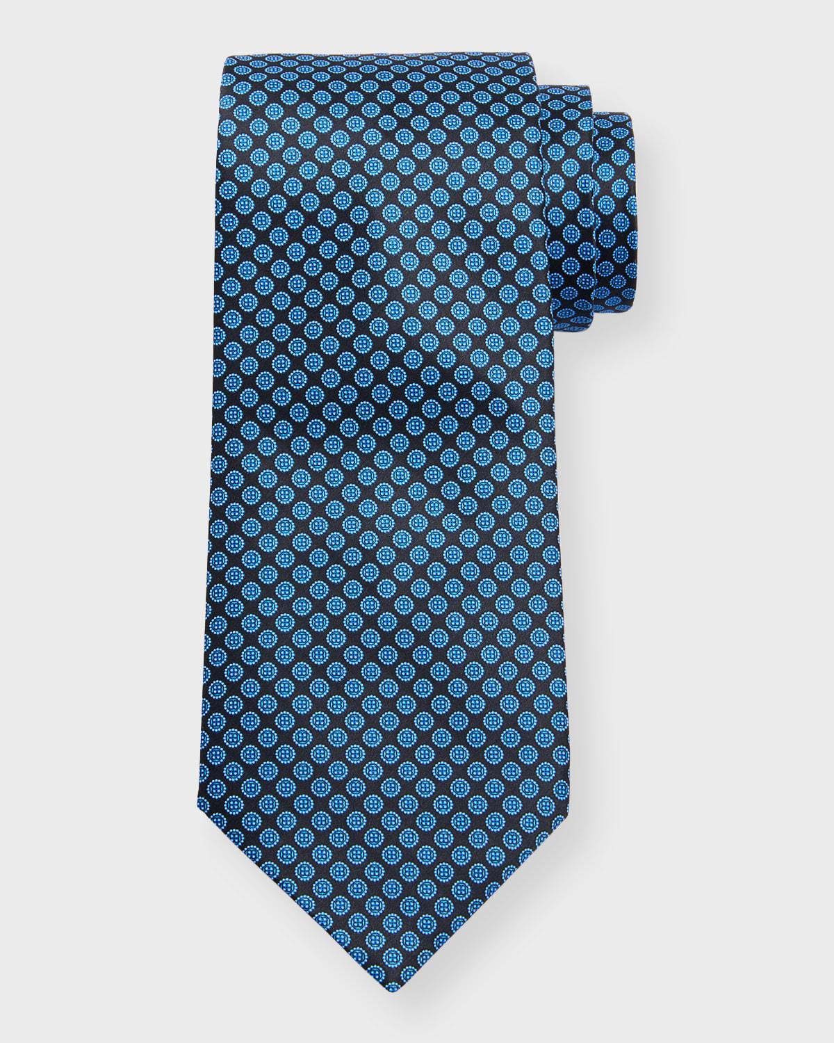 Mens Silk Multi-Circle Tie Product Image