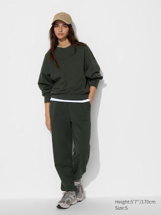 Womens Sweatpants Dark Green XL UNIQLO US Product Image