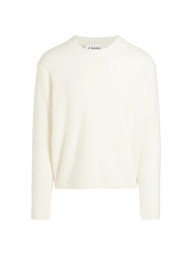 Mens Cashmere-Blend Crewneck Sweater Product Image