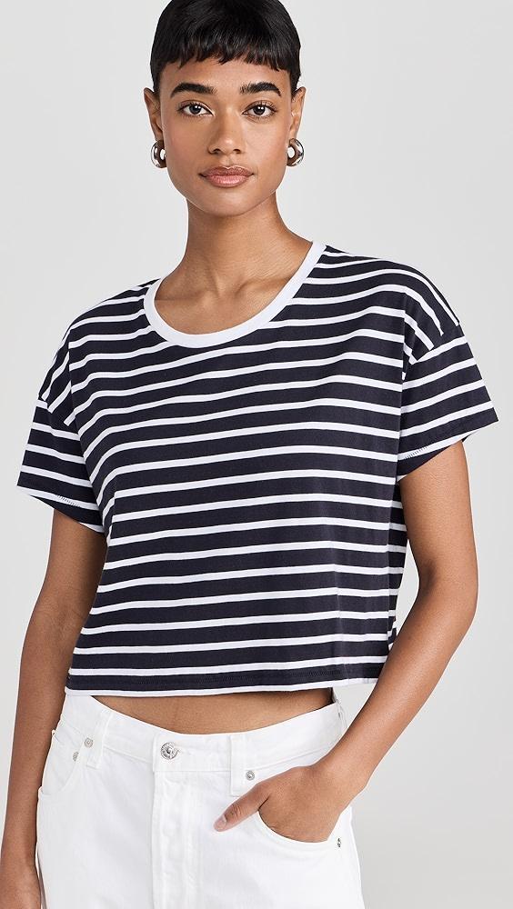 Goldie Drop Shoulder Crop Tee | Shopbop Product Image