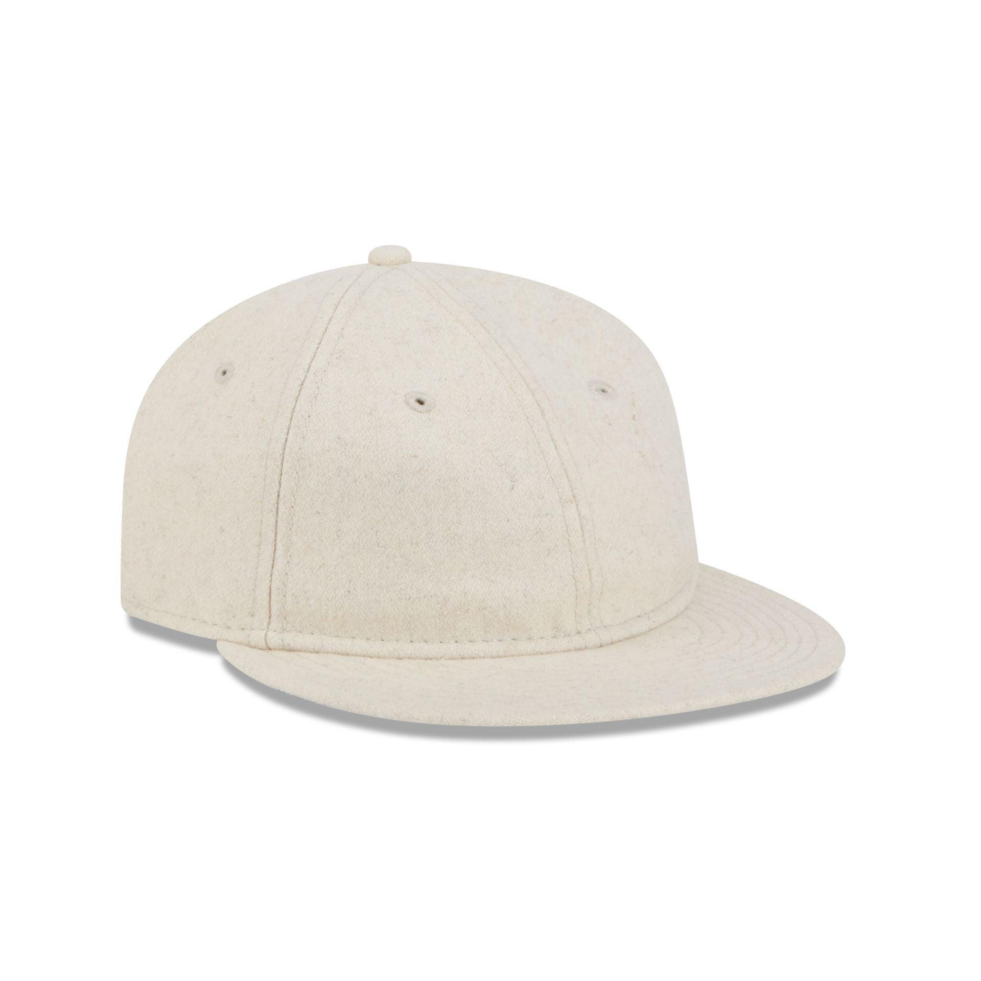 New Era Cap Heather Oatmeal Melton Wool Retro Crown 9FIFTY Adjustable Hat Male Product Image