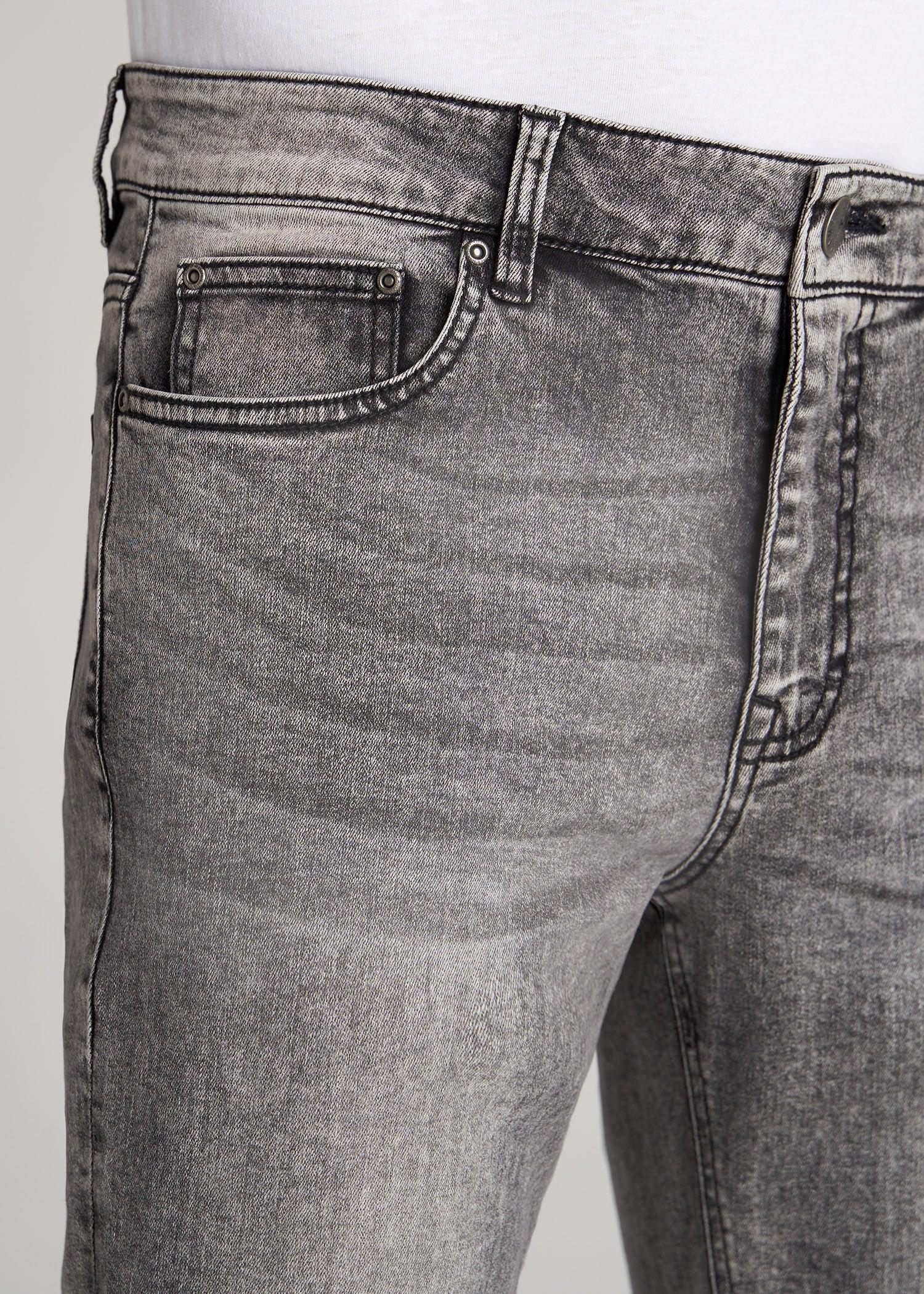 Dylan SLIM-FIT Jeans for Tall Men in Washed Faded Black Product Image