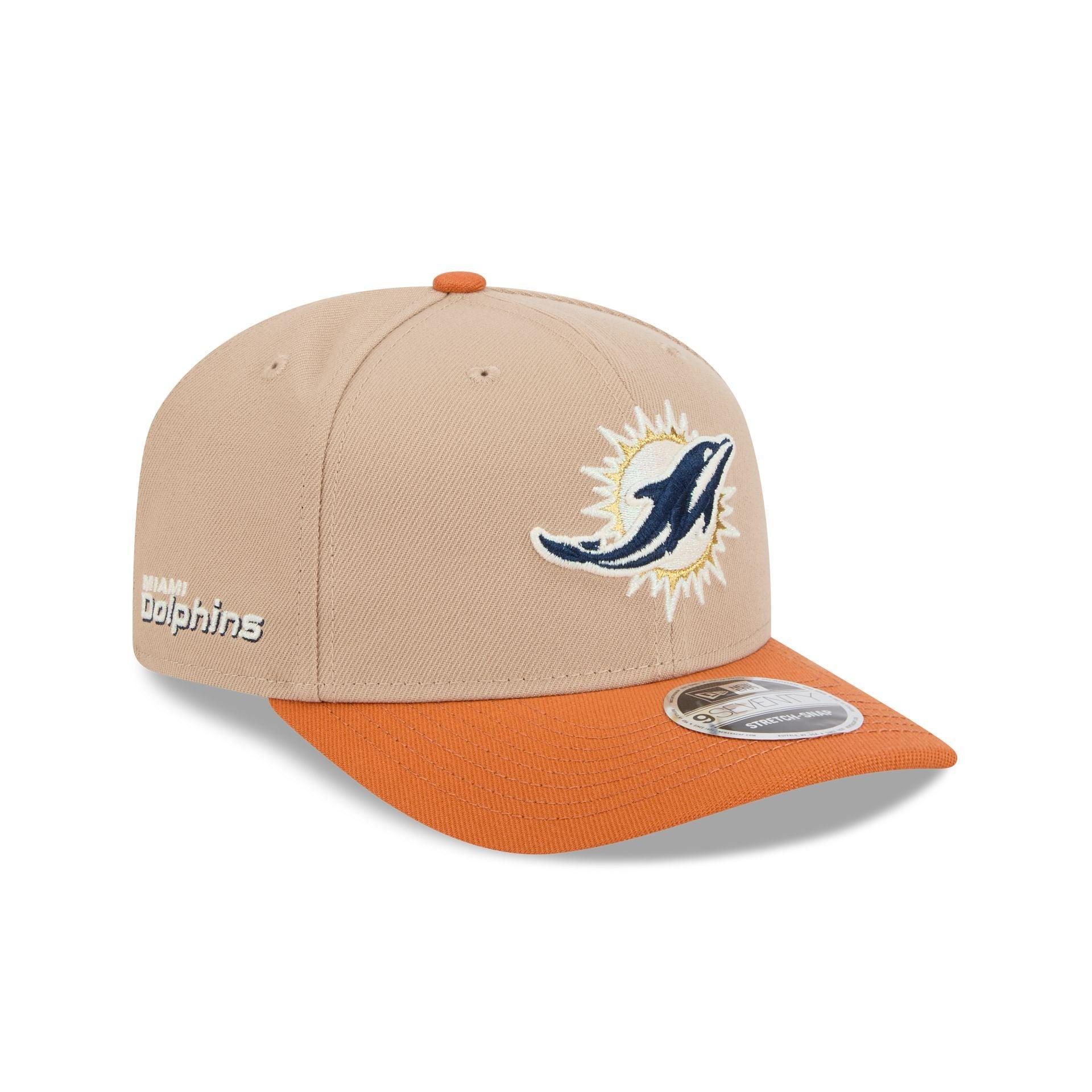 Miami Dolphins Sandy Rust 9SEVENTY Snapback Hat Male Product Image