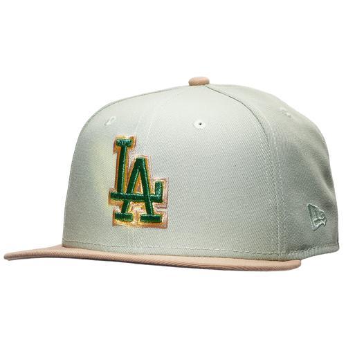 New Era Mens Dodgers 59FIFTY 40th Cap - Green/Tan Product Image