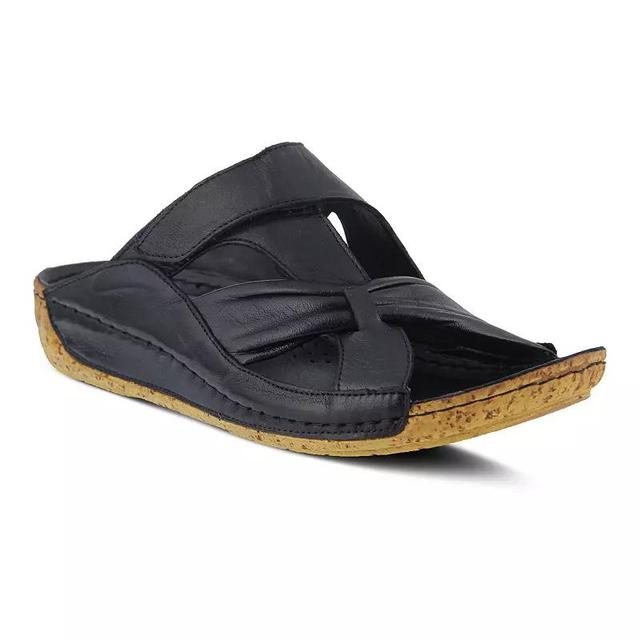 Spring Step Gretta Womens Wedge Sandals Blue Product Image