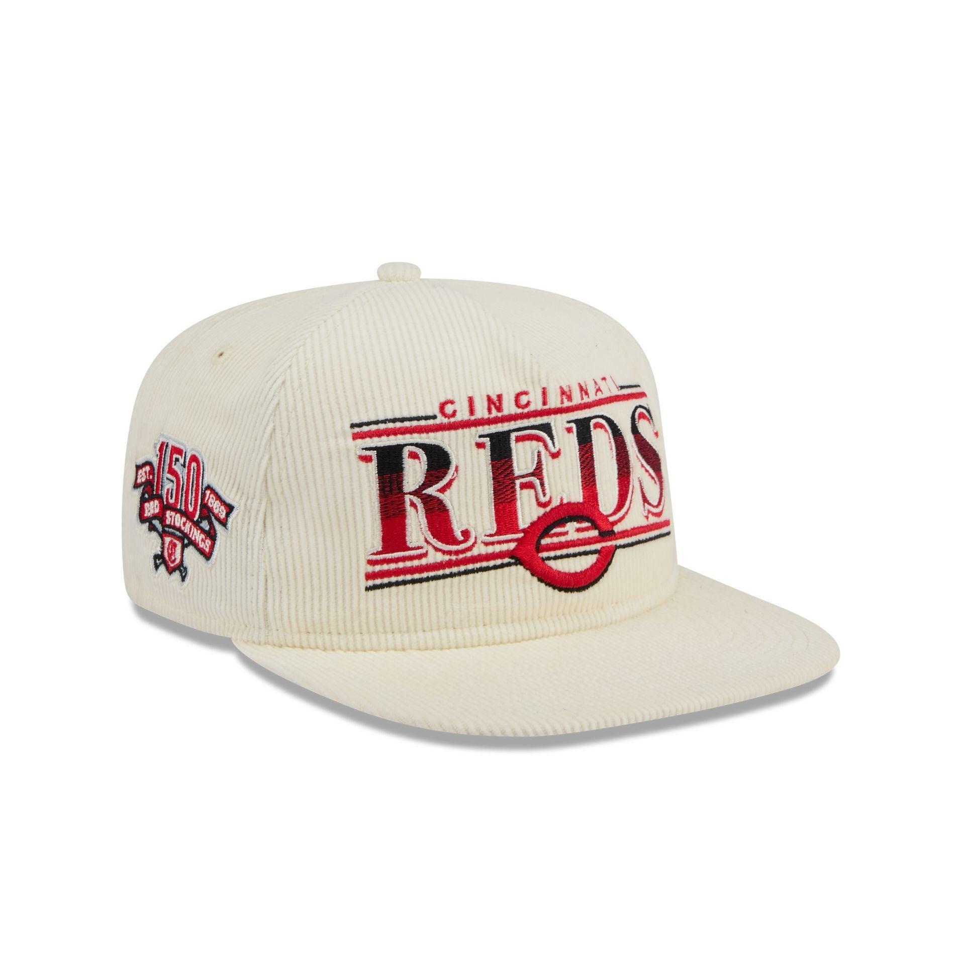 Cincinnati Reds Throwback Corduroy Golfer Hat Male Product Image