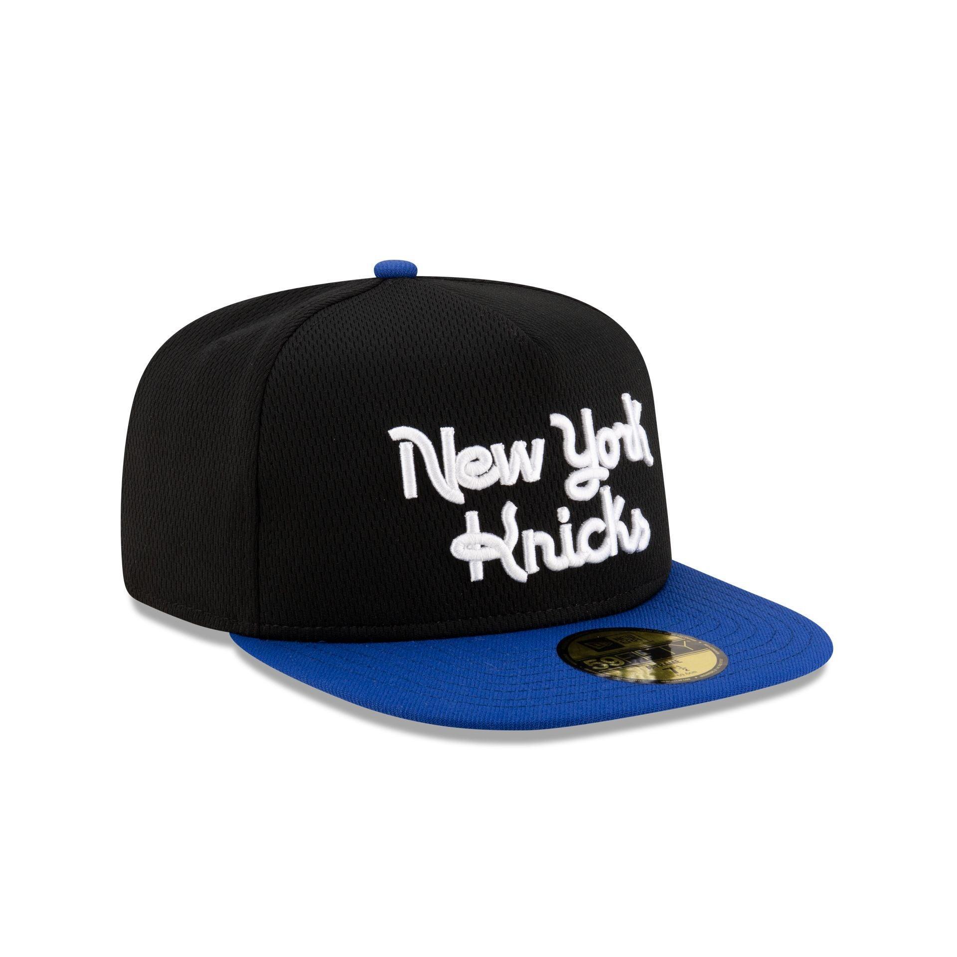 New York Knicks Dashmark Mesh 59FIFTY A-Frame Fitted Hat Male Product Image