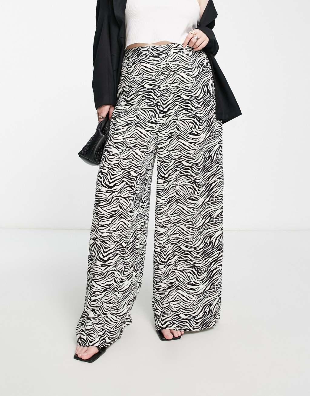 In The Style Plus x Yasmin Devonport exclusive wide leg pants Product Image