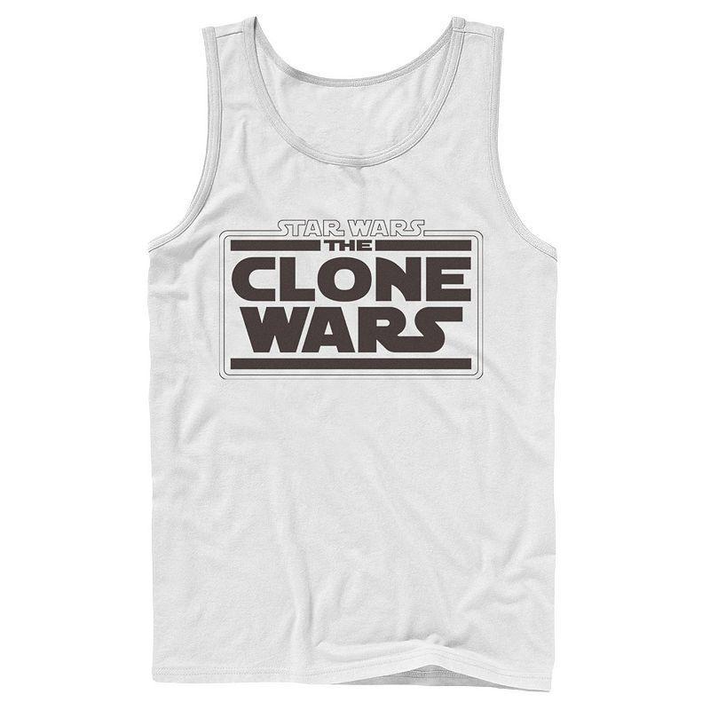 Mens Star Wars Clone Wars Logo Tank Top Product Image