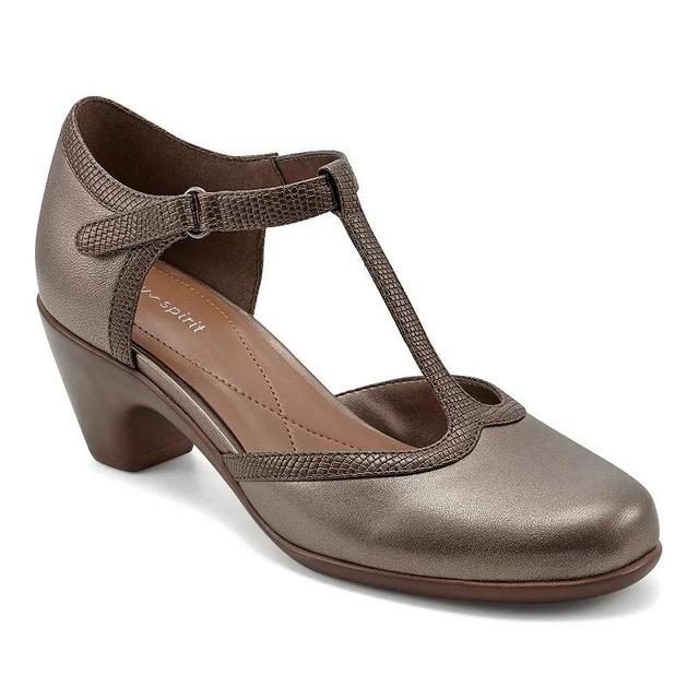 Easy Spirit Cara Womens T-Strap Adjustable Pumps Product Image