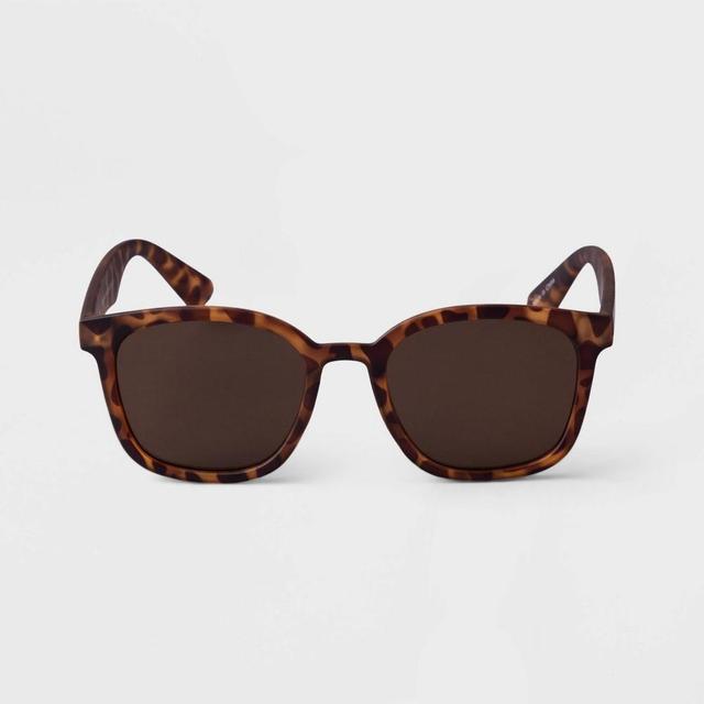 Mens Tortoise Shell Surf Sunglasses - Goodfellow & Co Product Image