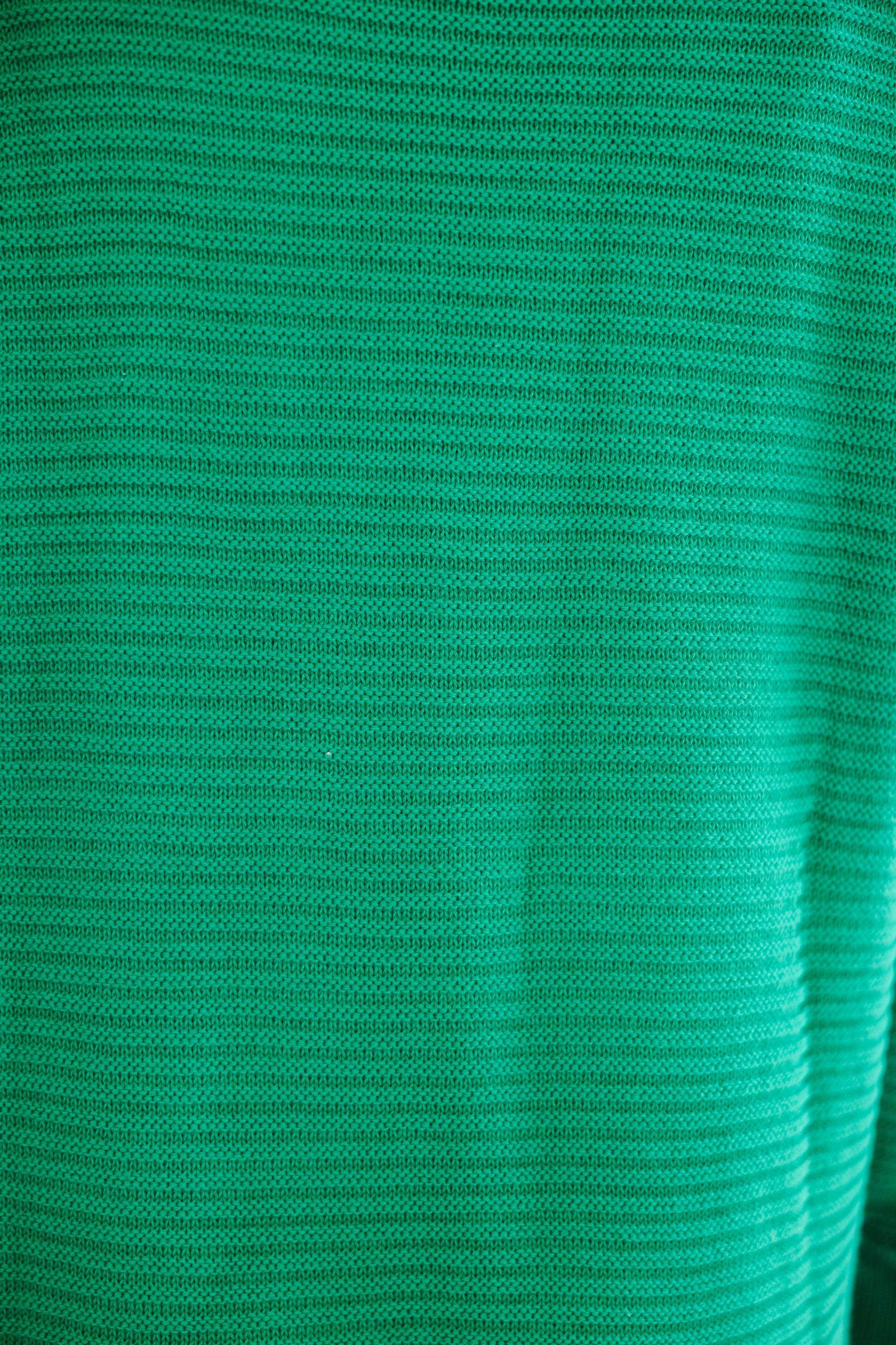 Wild About You Emerald Green Ribbed Sweater Dress Female Product Image