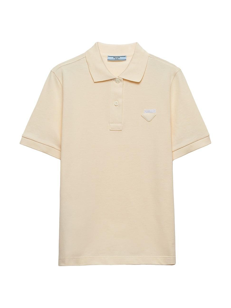 Womens Piqu Polo Shirt Product Image