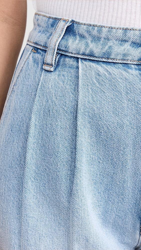 Rolla's Chloe Pleat Denim Jeans | Shopbop Product Image