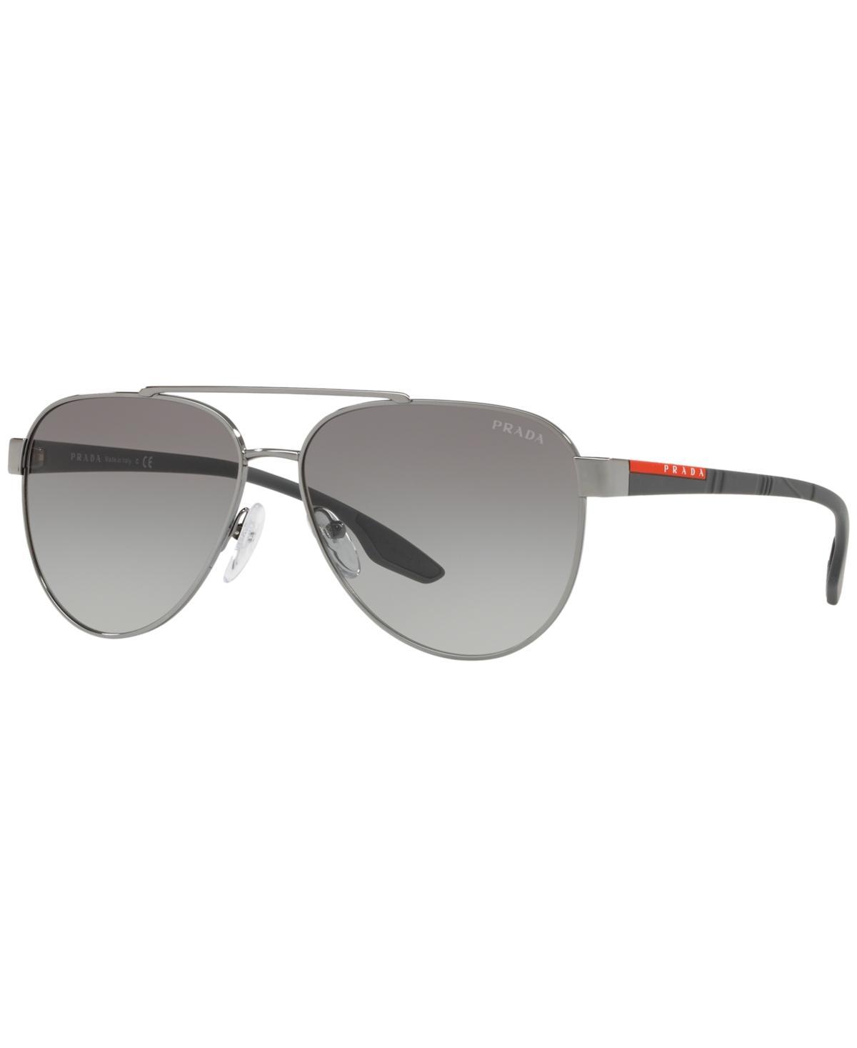 PRADA SPORT 58mm Gradient Pilot Sunglasses Product Image