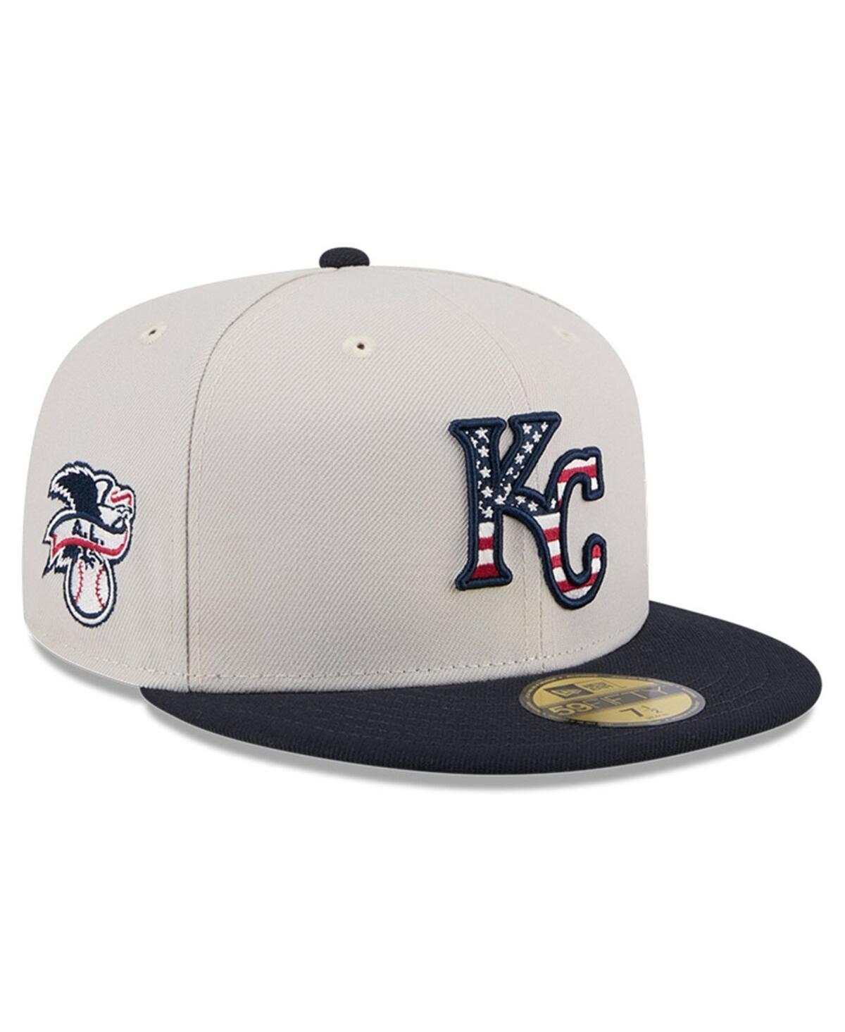 New Era Mens Black Kansas City Royals 2024 Fourth of July 59FIFTY Fitted Hat Product Image