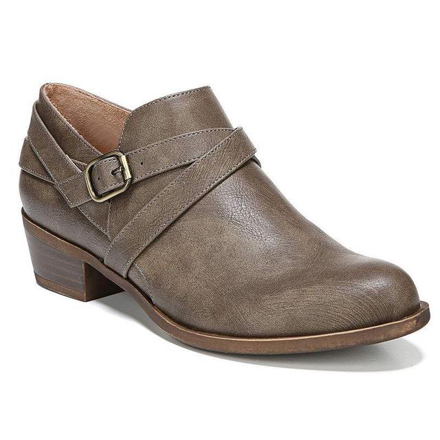 LifeStride Adley Shootie Boots (Dark Taupe) Suede 11.0 W Product Image